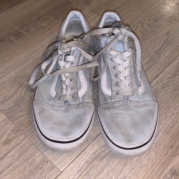 Vans Off The Wall Old School gray suede unisex sneakers - Picture 2 of 8